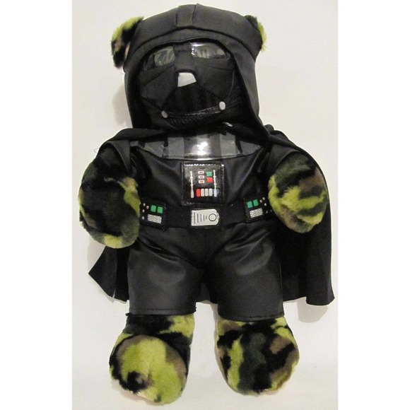 Build-A-Bear Workshop Other - Build a Bear Workshop BBW Star Wars Darth Vader Camo Bear Gift Friend Clothed